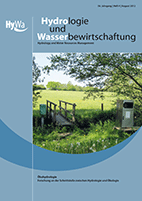Hydrologie und Wasserbewirtschaftung 56. Jahrgang, Heft 4, August 2012
