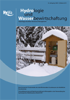 Hydrologie und Wasserbewirtschaftung (Hydrology and Water Resources Management - Germany), 55. Jahrgang, Heft 1, Februar 2011