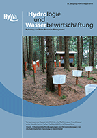 Hydrologie und Wasserbewirtschaftung 58. Jahrgang, Heft 4, August 2014