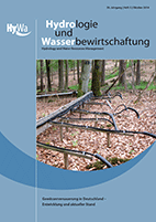 Hydrologie und Wasserbewirtschaftung 58. Jahrgang, Heft 5, Oktober 2014