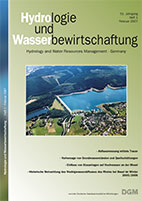 Hydrologie und Wasserbewirtschaftung 51. Jahrgang, Heft 1, Februar 2007