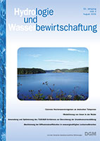 Hydrologie und Wasserbewirtschaftung 50. Jahrgang, Heft 4, August 2006