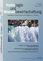 Hydrologie und Wasserbewirtschaftung 51. Jahrgang, Heft 6, Dezember 2007