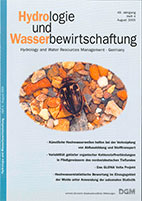 Hydrologie und Wasserbewirtschaftung 49. Jahrgang, Heft 4, August 2005