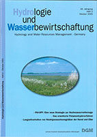 Hydrologie und Wasserbewirtschaftung 49. Jahrgang, Heft 5, Oktober 2005