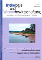 Hydrologie und Wasserbewirtschaftung 49. Jahrgang, Heft 6, Dezember 2005